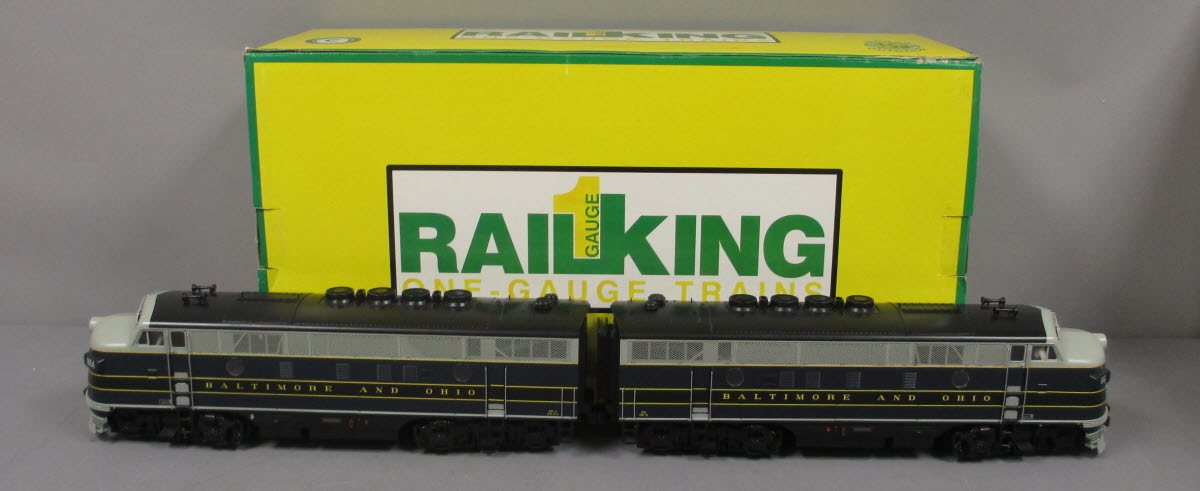 MTH 70-2014-1 G Gauge Baltimore & Ohio F-3 AA Diesel Locomotive Set #86/88 w PS2