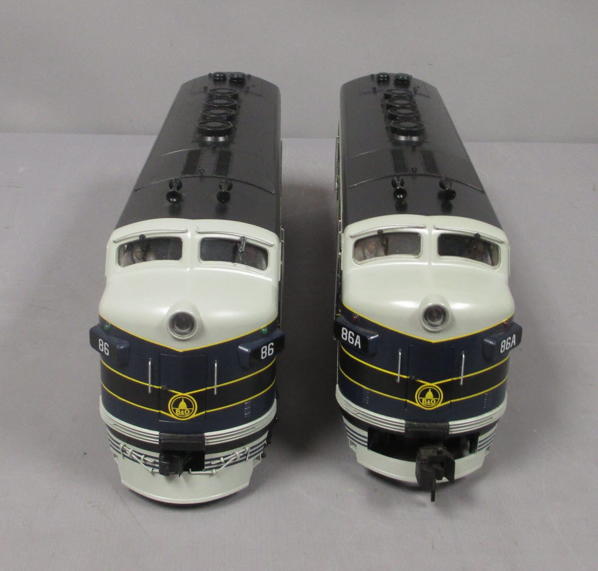 MTH 70-2014-1 G Gauge Baltimore & Ohio F-3 AA Diesel Locomotive Set #86/88 w PS2