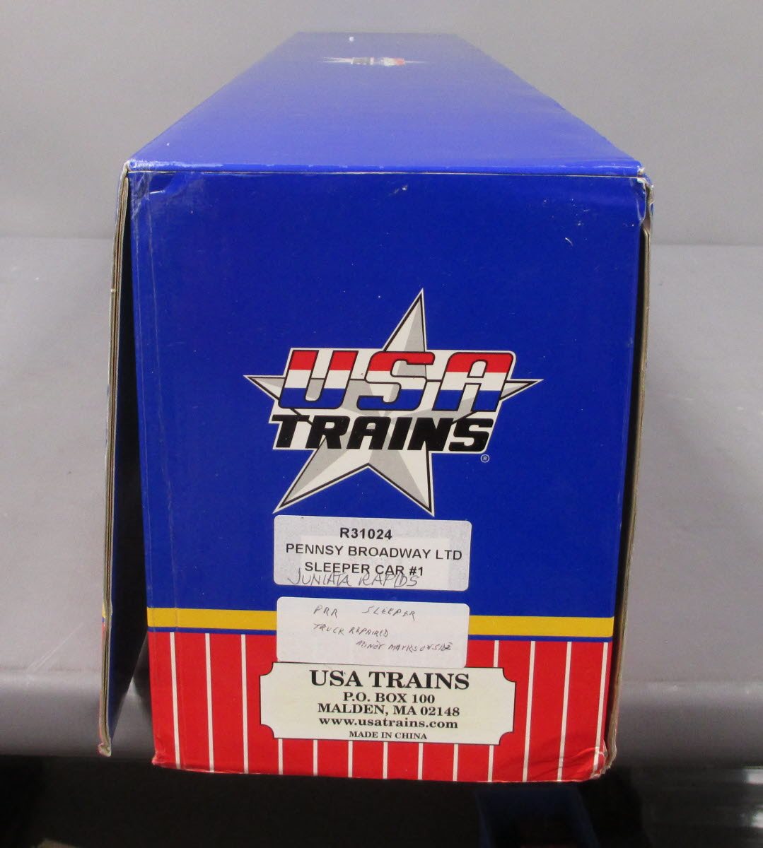 USA Trains R31024 G Pennsylvania Aluminum Sleeper Car #1