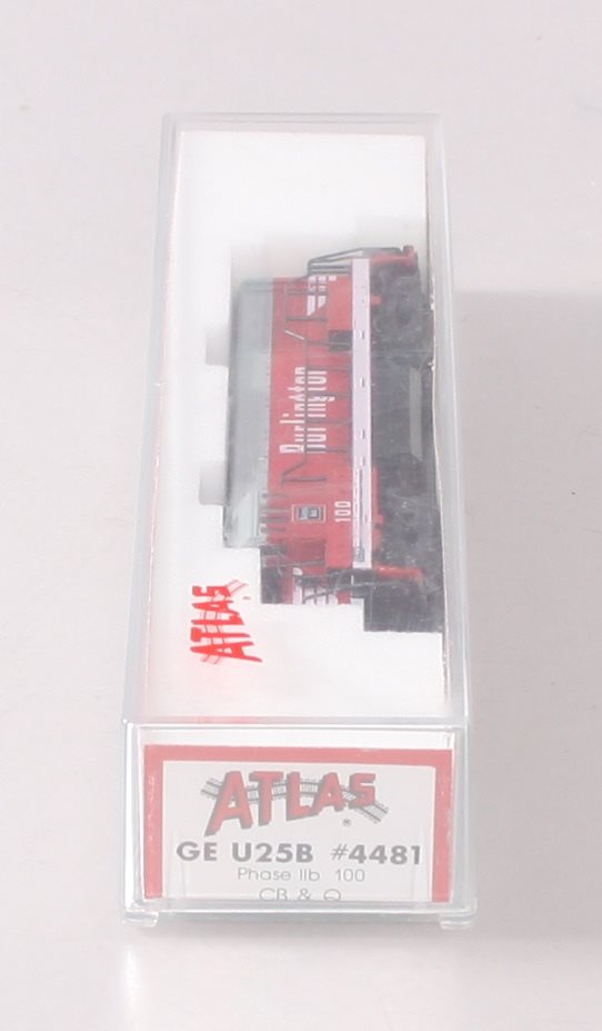 Atlas 4481 N Burlington Route GE U25B Diesel Locomotive #100