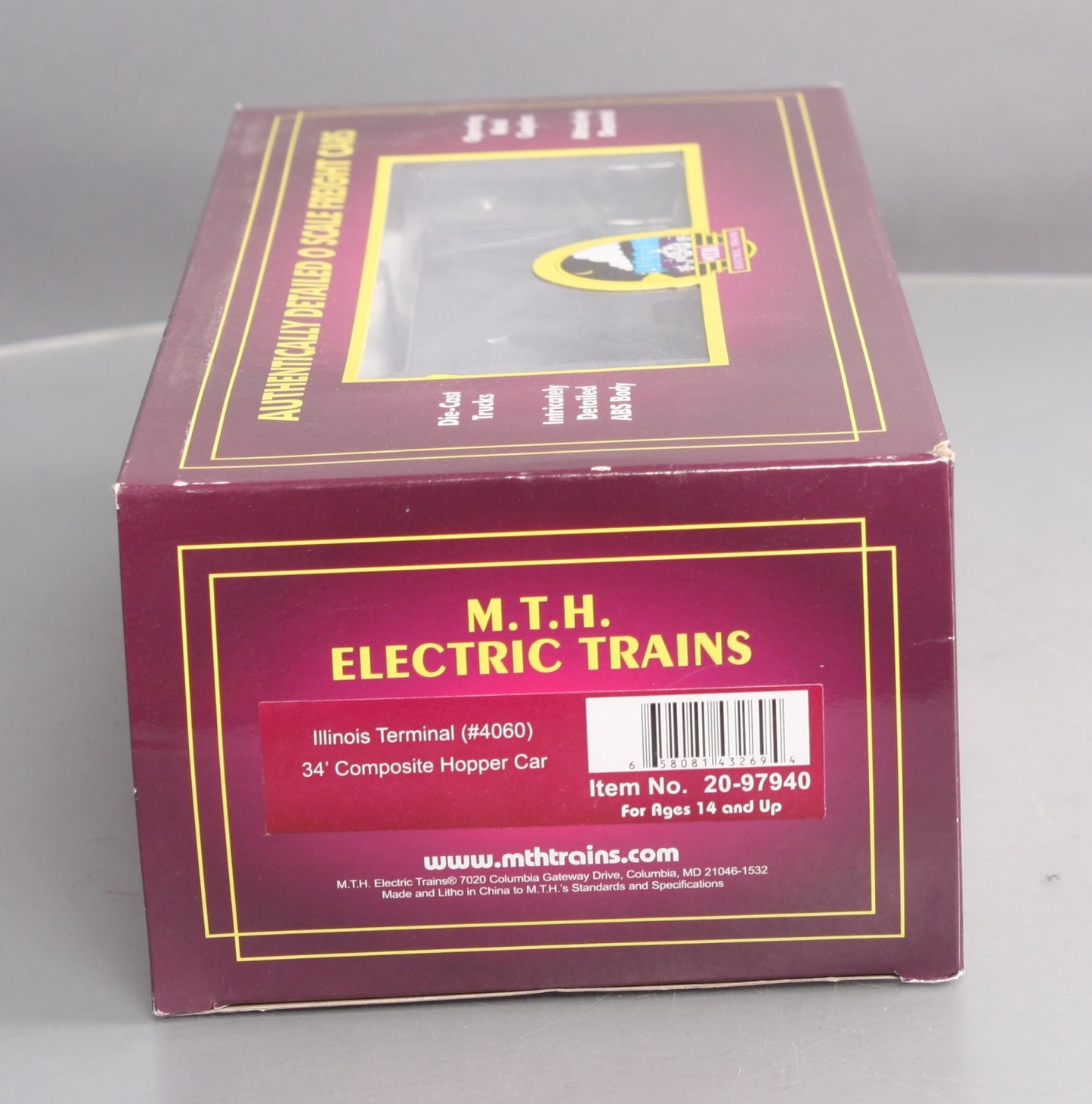 MTH 20-97940 O IT 34' Composite Hopper Car #4060