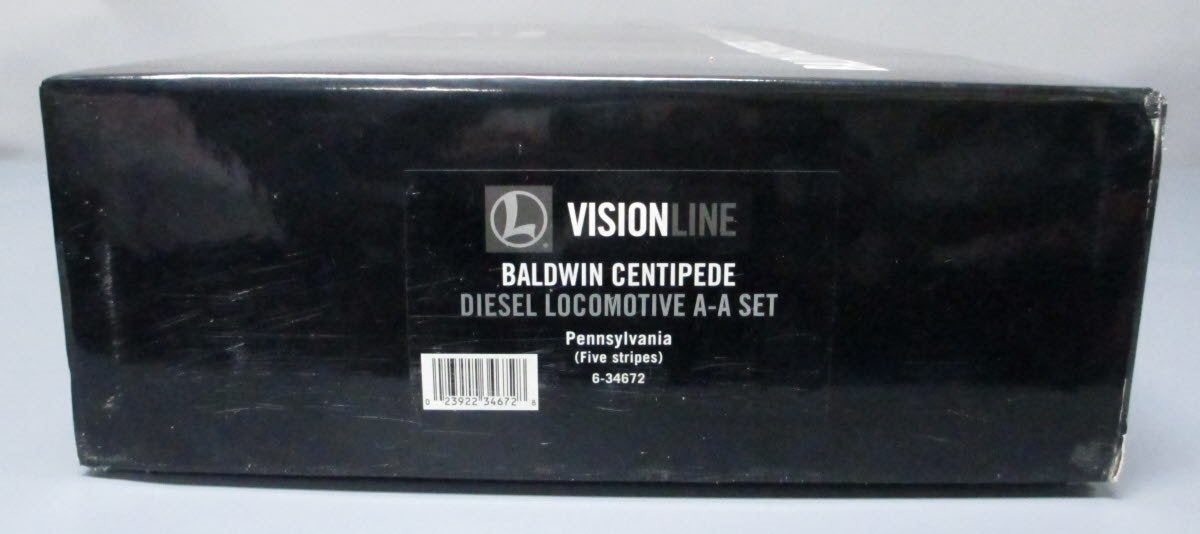 Lionel 6-34672 Vision PRR Centipede 5-Stripe AA Diesel Loco Set #5833/#5821