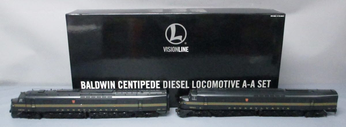 Lionel 6-34672 O PRR VISIONLINE Centipede A-A Diesel Loco Set #5833/#5821
