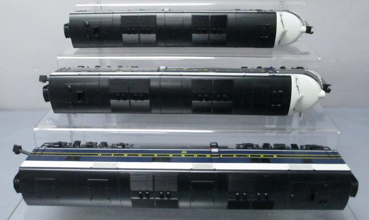 MTH 20-20341-1 O Scale B&O E-6 Diesel ABA Set w/ PS3