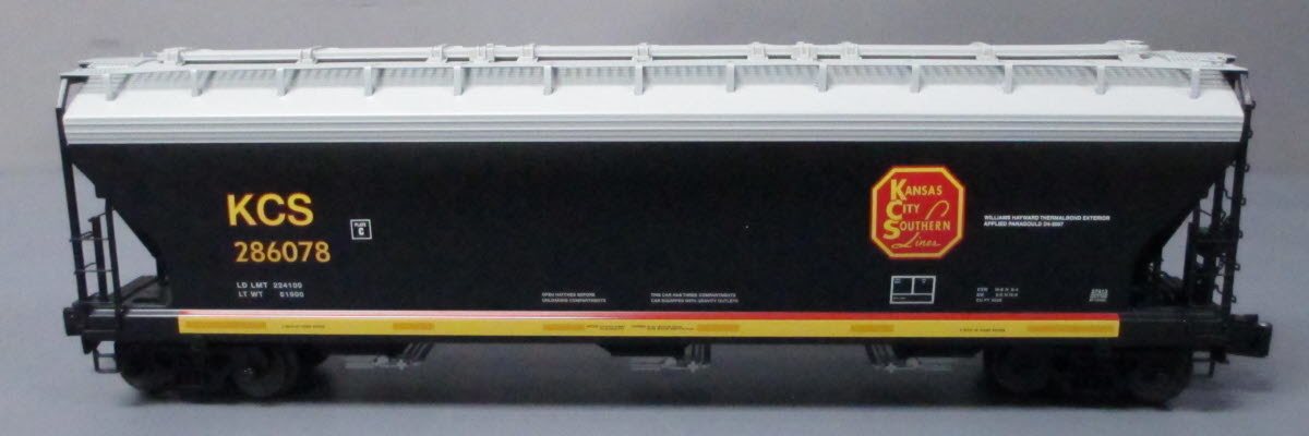 Lionel 6-27188 KCS 3-Bay ACF Aluminum Hopper 3 Pack