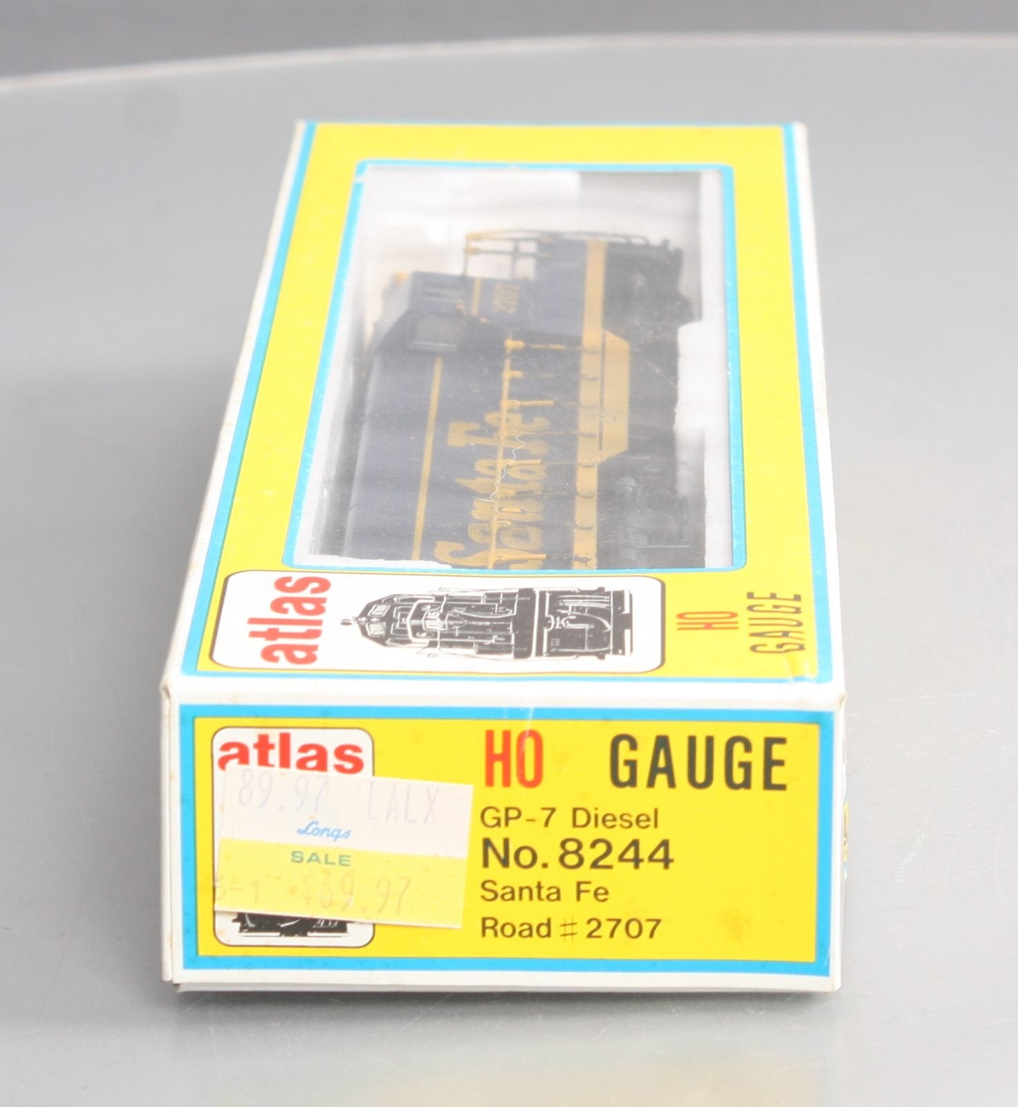 Atlas 8244 HO Scale 8244 Santa Fe GP-7 Diesel Locomotive #2707