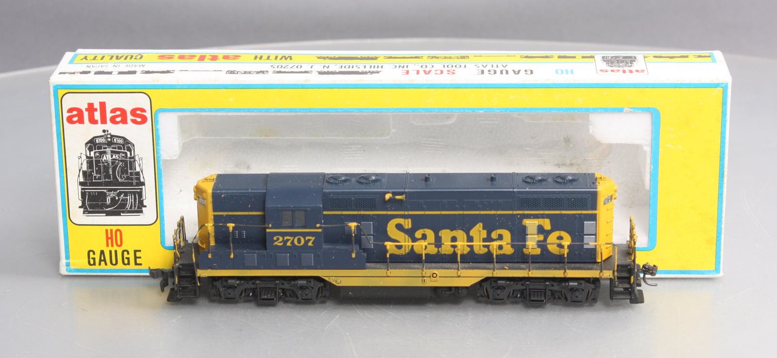 atlas HO GAUGE 鉄道模型 Atlas 8244 HO Scale 8244 Santa Fe GP-7 Diesel Locomotive #2707