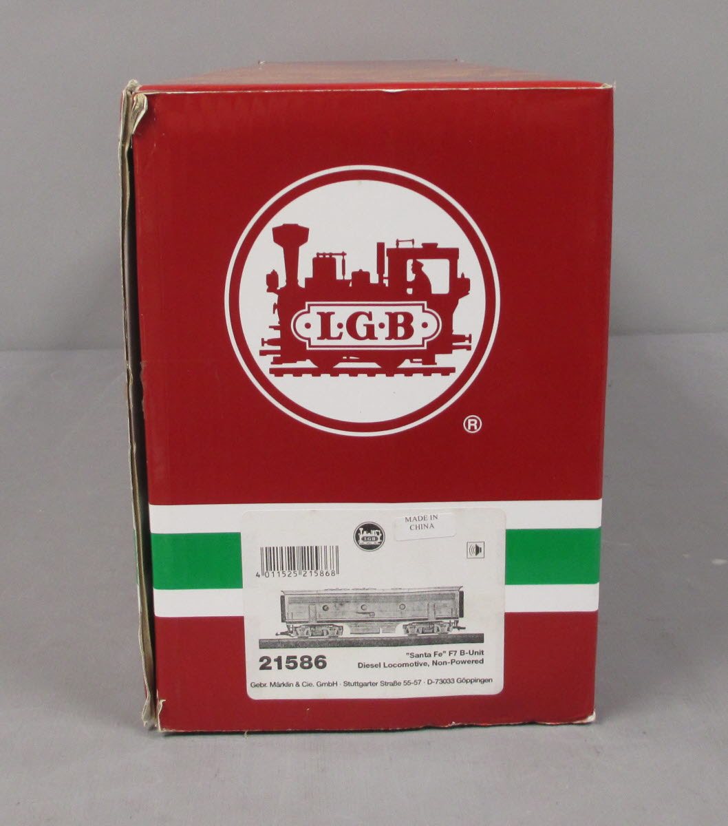 LGB 21586 ATSF Warbonnet F7 Non-Powered B-Unit
