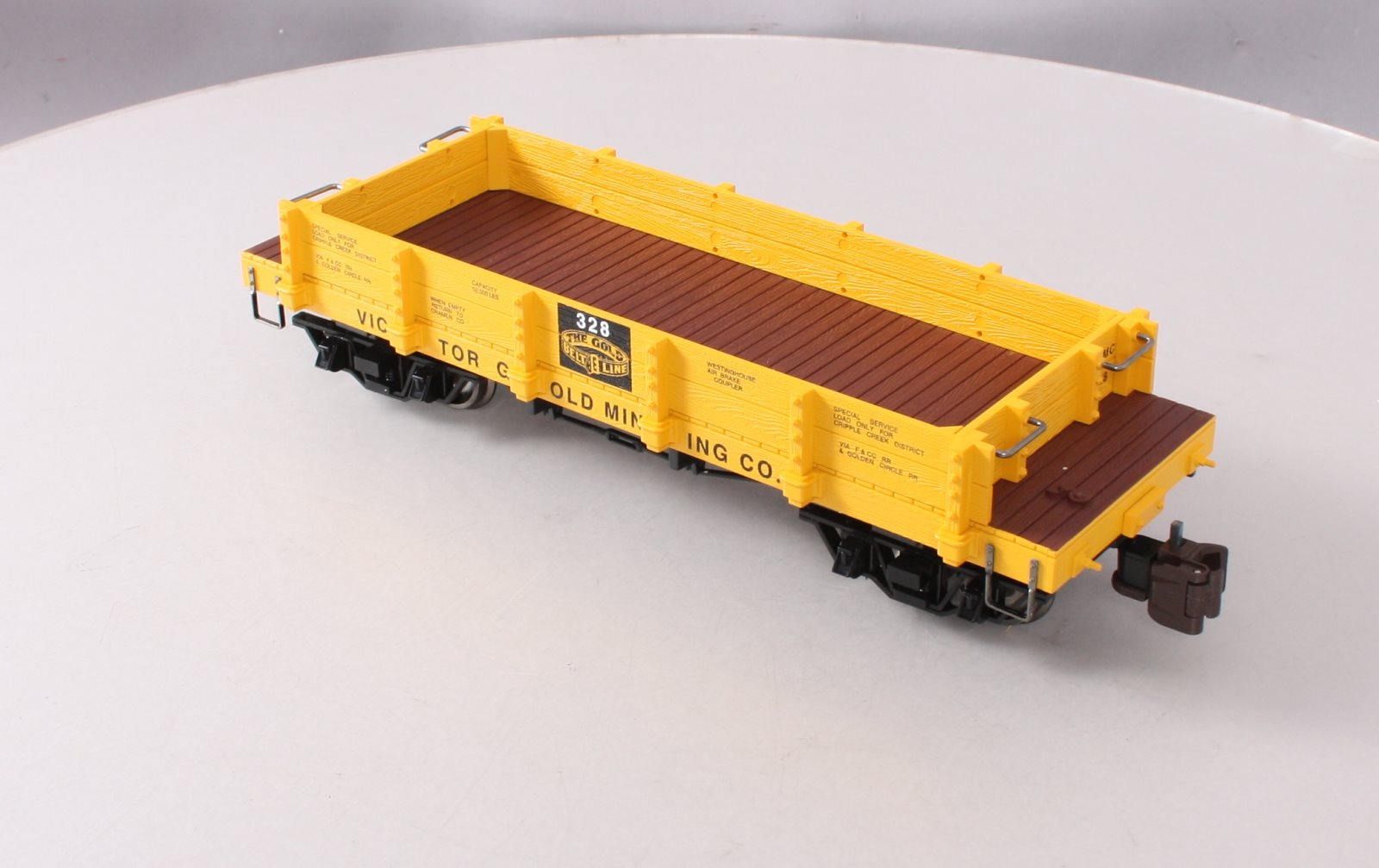 Bachmann 95747 Victor Gold Mining 20' Gondola - Metal Wheels
