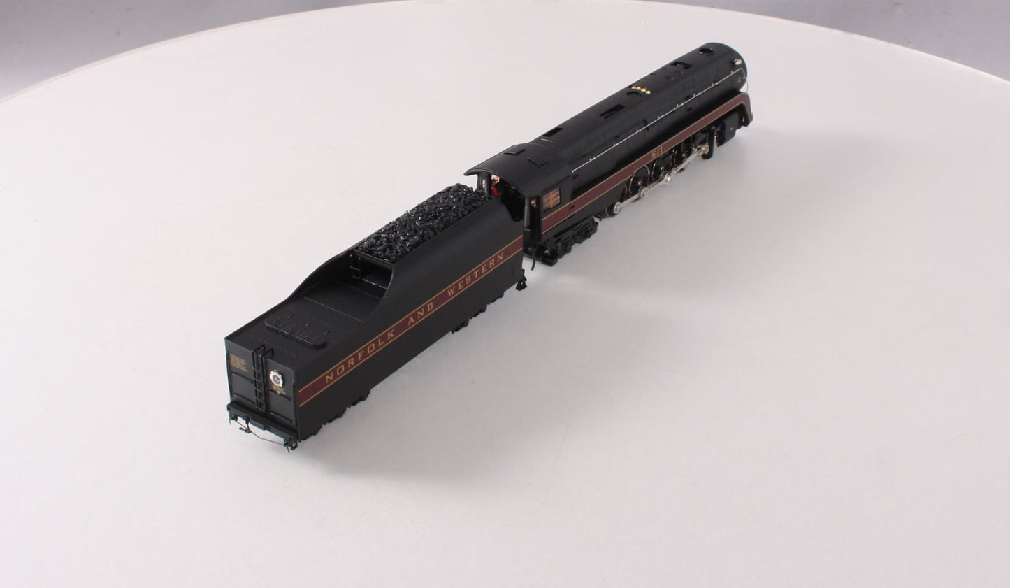 MTH 80-3146-1 HO Norfolk & Western J Class 4-8-4 Steam Engine w/PS 3.0 #611