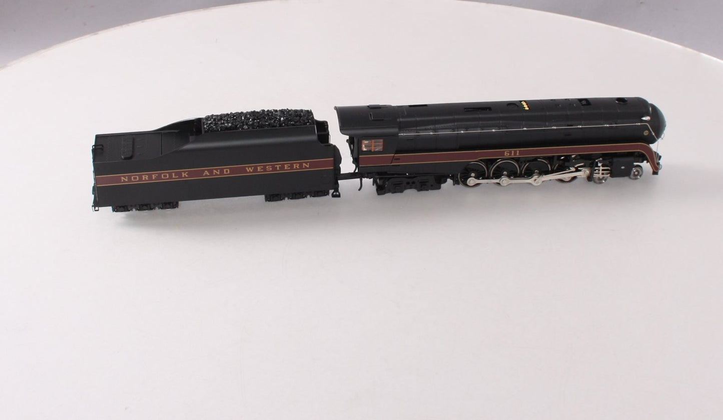 MTH 80-3146-1 HO Norfolk & Western J Class 4-8-4 Steam Engine w/PS 3.0 #611