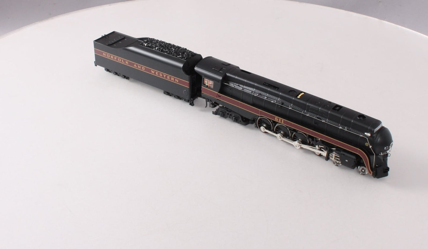 MTH 80-3146-1 HO Norfolk & Western J Class 4-8-4 Steam Engine w/PS 3.0 #611