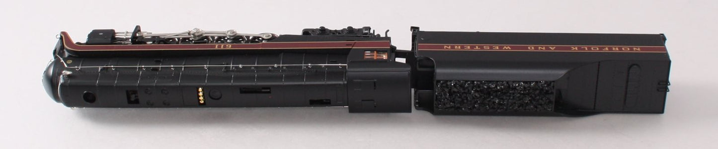 MTH 80-3146-1 HO Norfolk & Western J Class 4-8-4 Steam Engine w/PS 3.0 #611