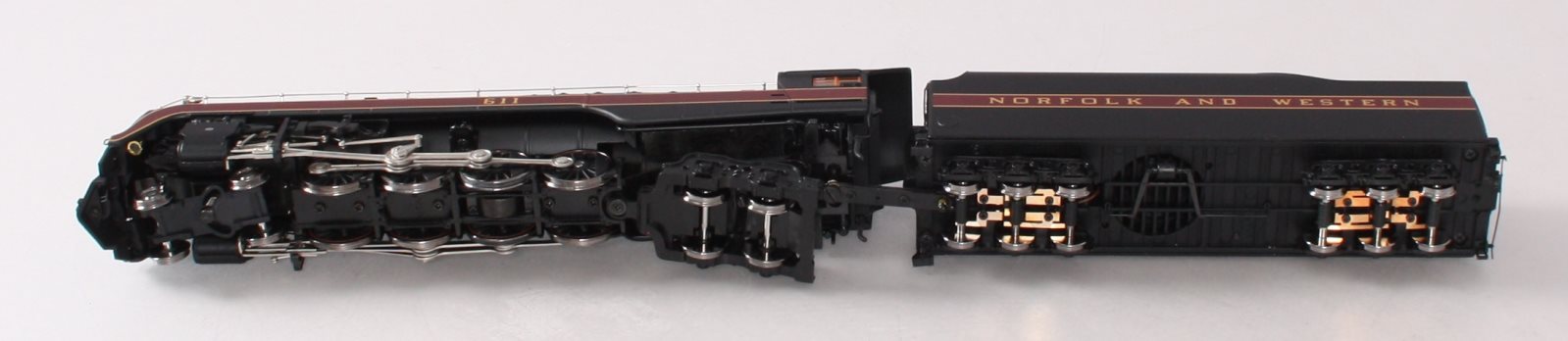 MTH 80-3146-1 HO Norfolk & Western J Class 4-8-4 Steam Engine w/PS 3.0 #611