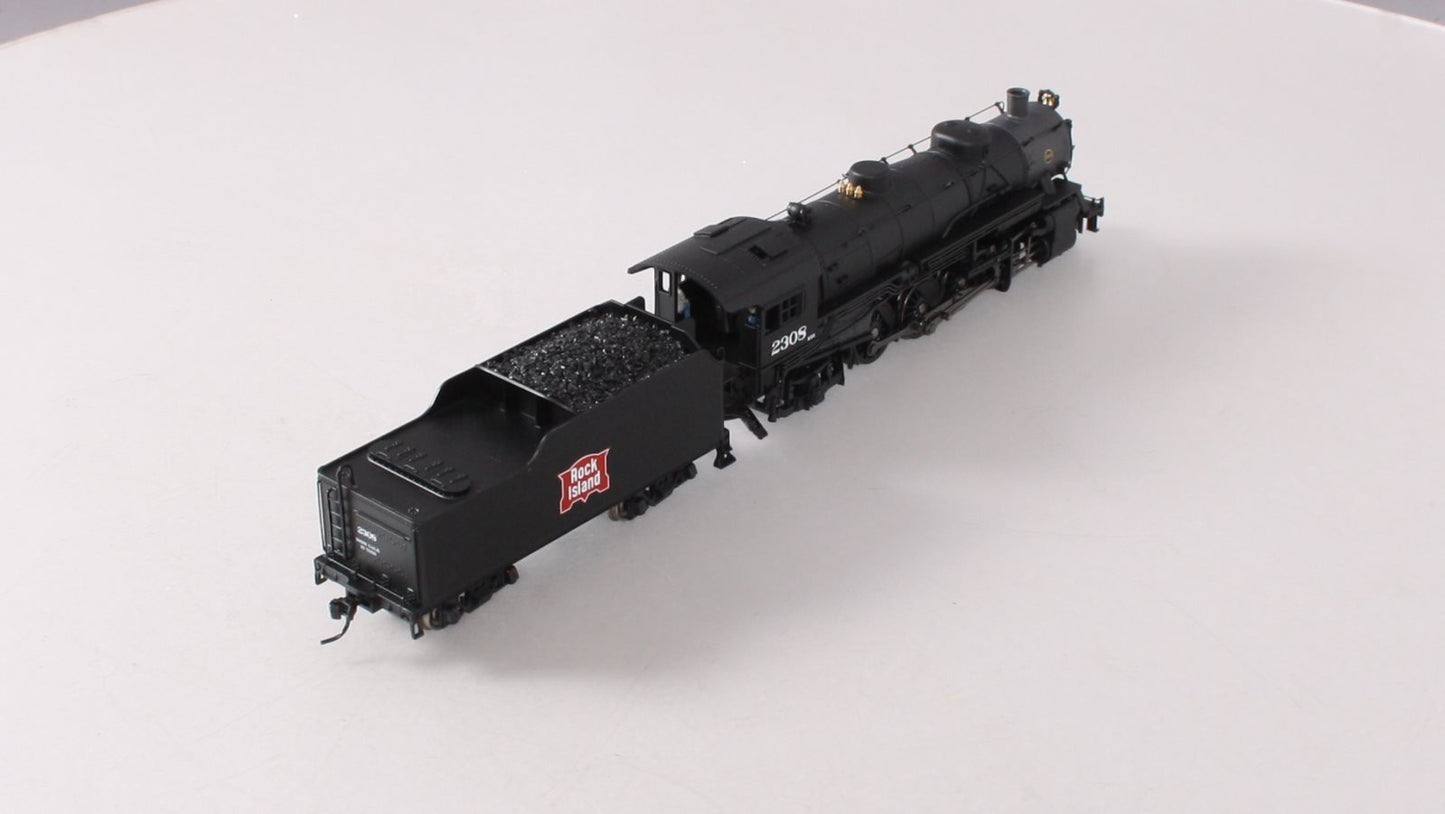 Broadway Limited 2911 HO Rock Island USRA Light 2-8-2 Mikado Steam Loco. #2308