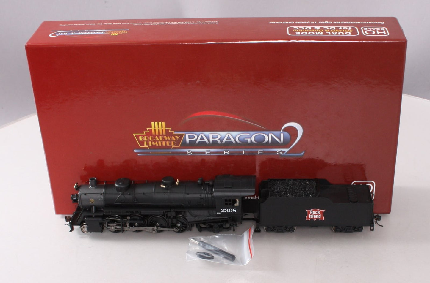 Broadway Limited 2911 HO Rock Island USRA Light 2-8-2 Mikado Steam Loco. #2308