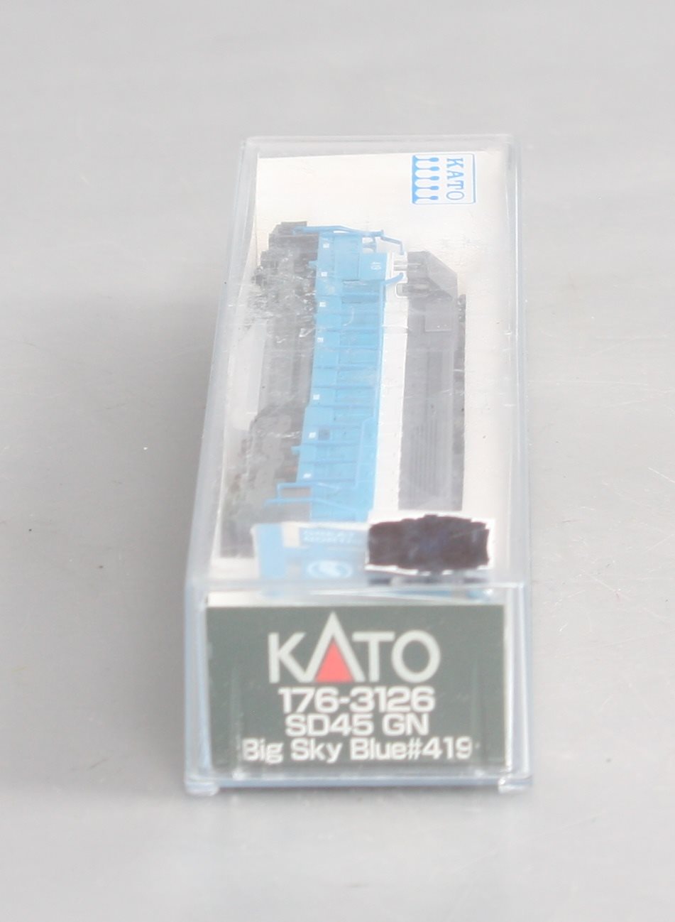 Kato 176-3126 N SD45 GN'Big Sky Blue' #419