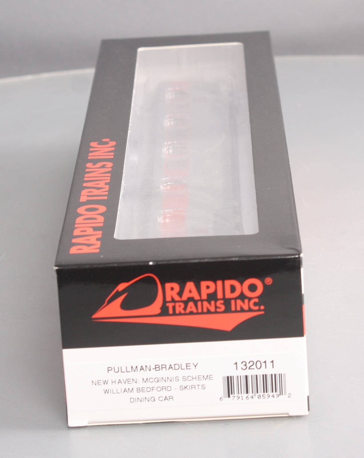 Rapido Trains 132011 HO New Haven McGinnis w/ Skirts William Bradford Dining Car