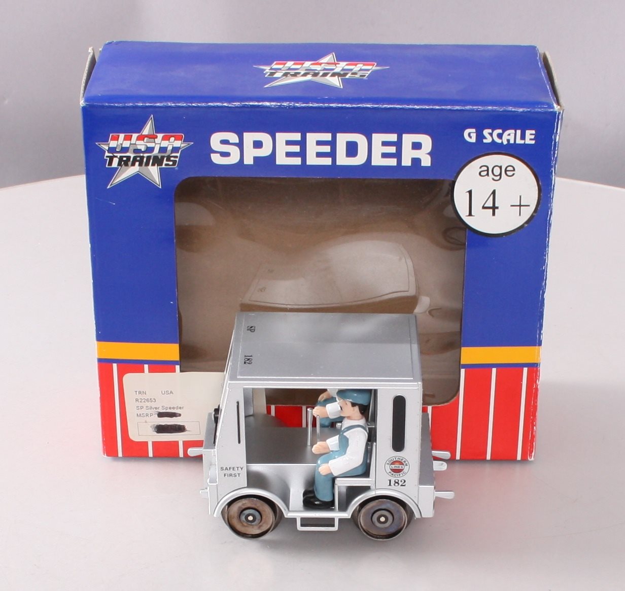 USA Trains 22653 G Southern Pacific Speeder Track Inspection Car #182