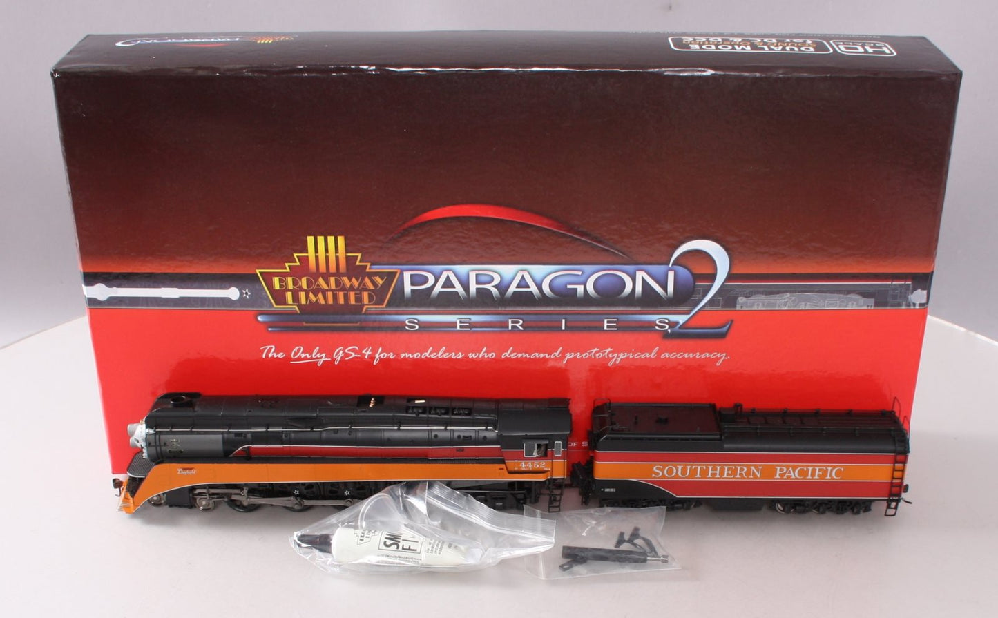 Broadway Limited 294 HO SP Daylight GS-4 4-8-4 Steam Locomotive #4452 w/ DCC