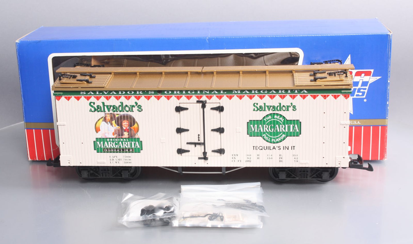 USA Trains R16285 G Salvador's Margarita Wood Refrigerator Car