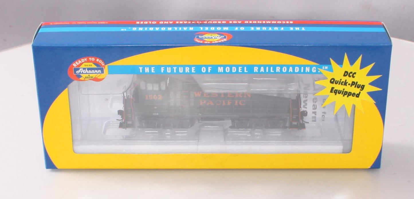 Athearn 95853 HO Western Pacific SW1500 Powered Diesel Locomotive # 1502 RTR