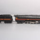 MTH 30-16741 O Norfolk & Western 4-8-4 Imperial “J” Steam Locomotive w/PS3 #611