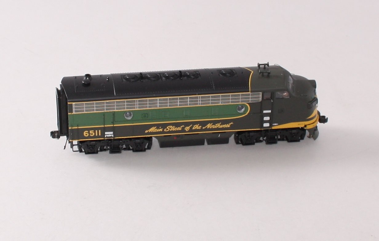 MTH 80-2121-1 HO Scale Norhern Pacific F-7 Diesel A Unit w/PS3 #6511