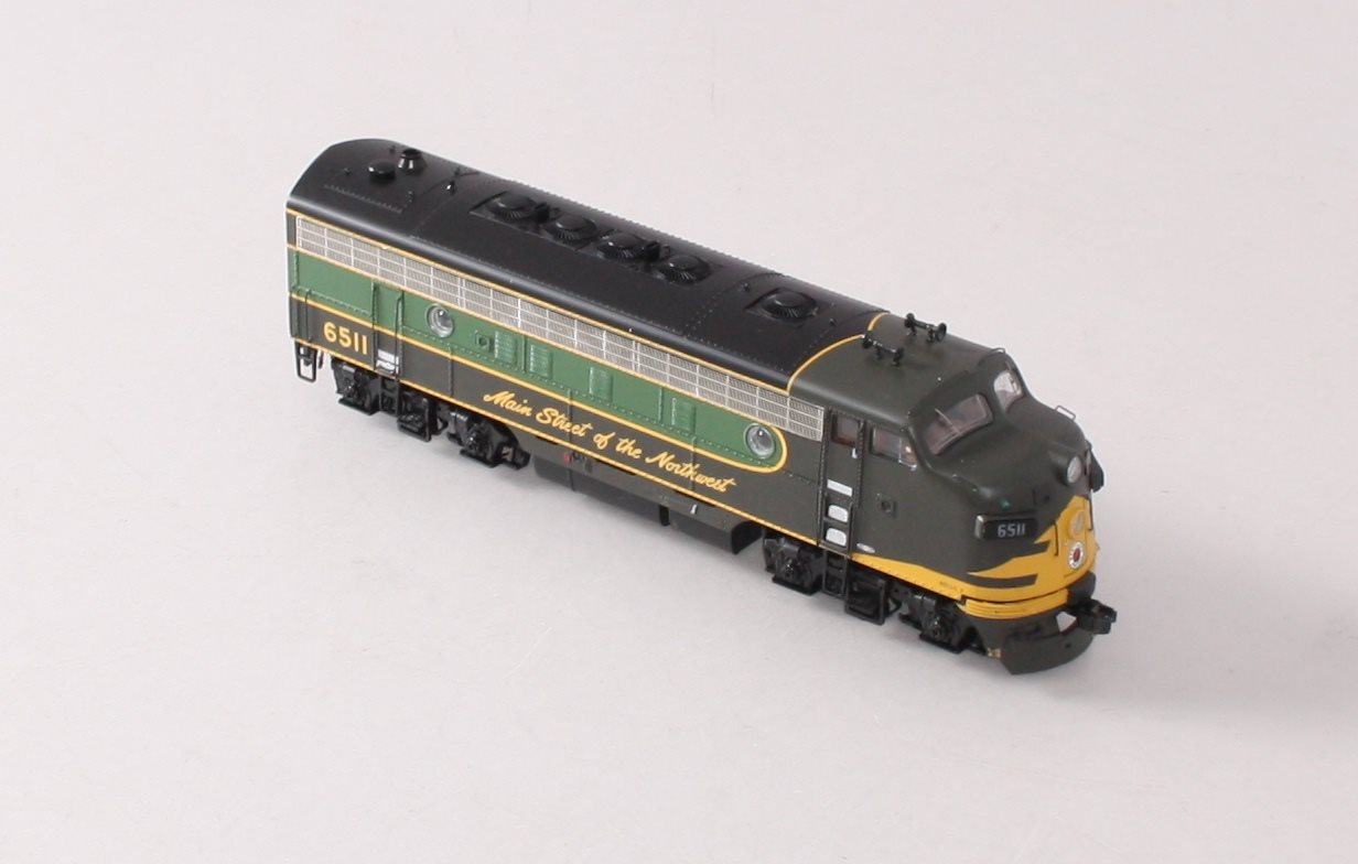 MTH 80-2121-1 HO Scale Norhern Pacific F-7 Diesel A Unit w/PS3 #6511