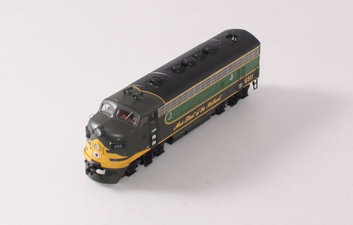 MTH 80-2121-1 HO Scale Norhern Pacific F-7 Diesel A Unit w/PS3 #6511