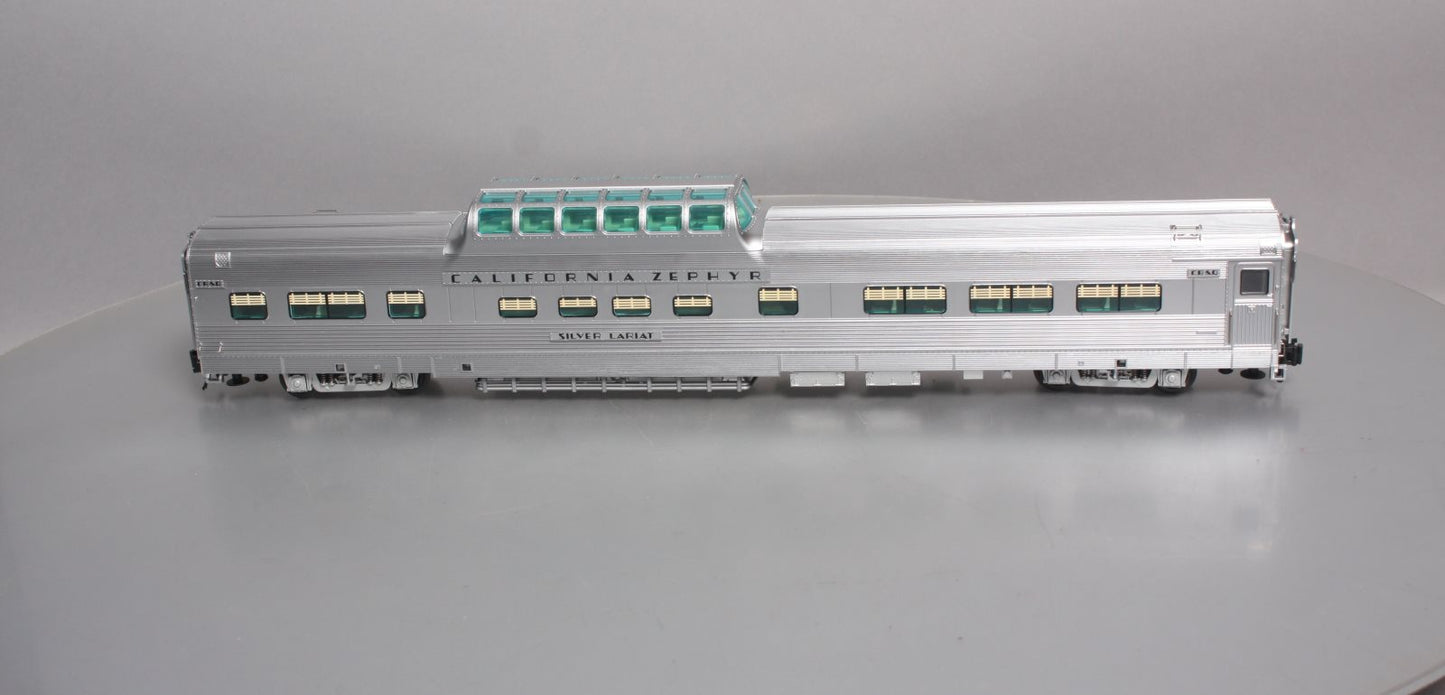 Atlas 3001151-2 O CB&Q California Zephyr "Silver Lariat" Dome Chair Car (3-Rail)