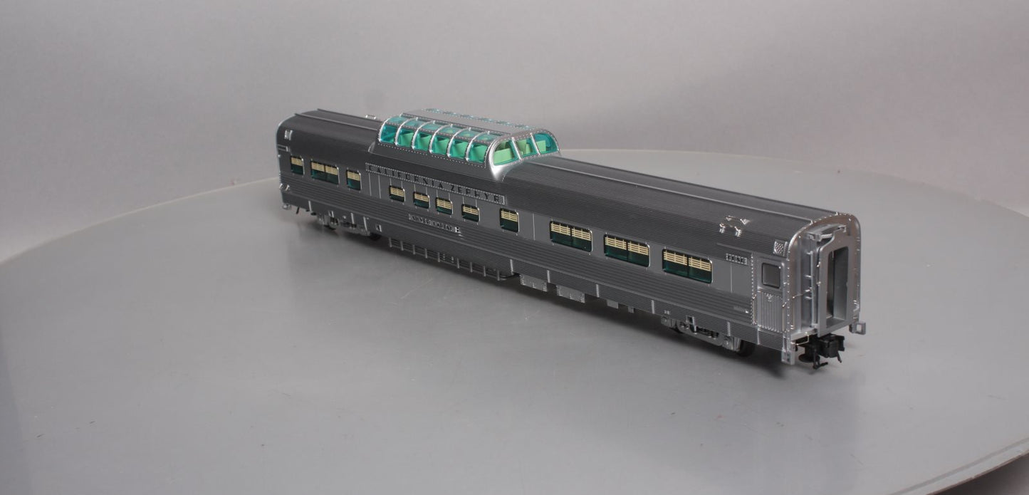 Atlas 3001151-2 O CB&Q California Zephyr "Silver Lariat" Dome Chair Car (3-Rail)
