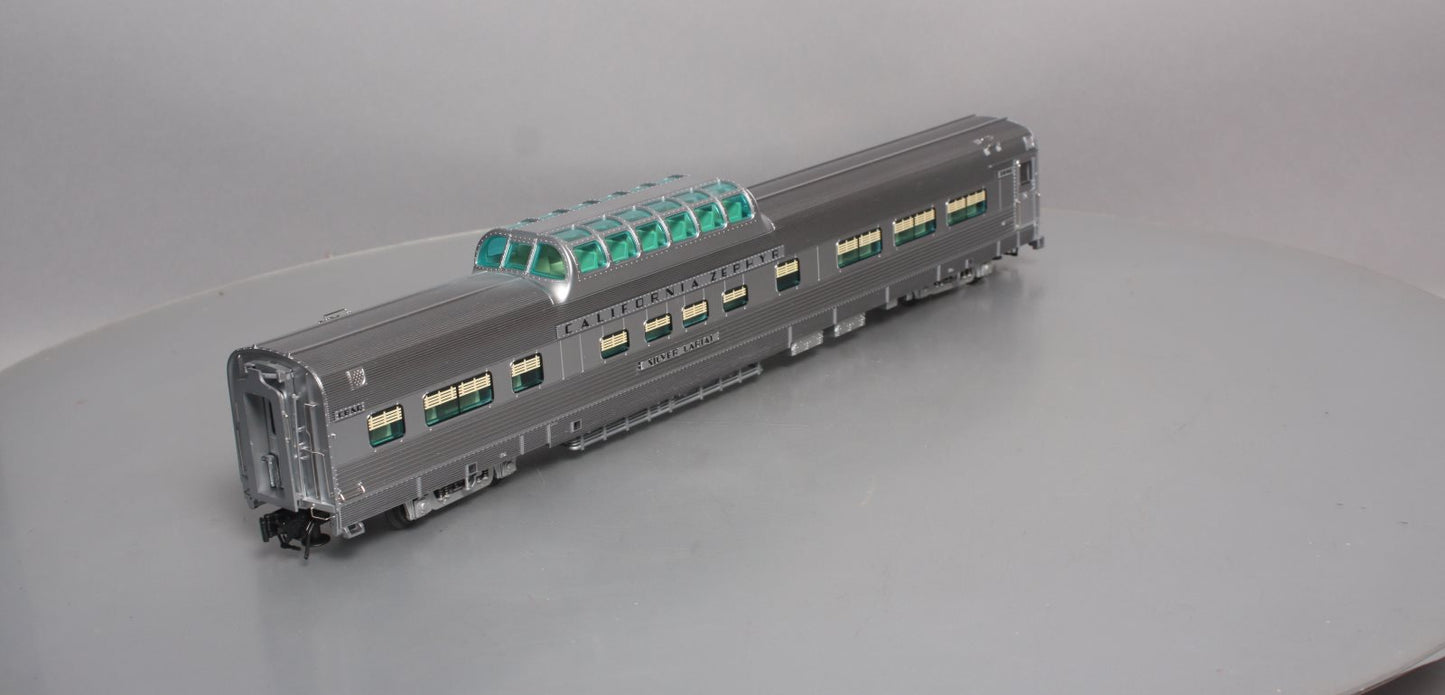 Atlas 3001151-2 O CB&Q California Zephyr "Silver Lariat" Dome Chair Car (3-Rail)
