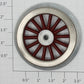 Lionel SM-72 2-3/4" #8, #10 Super Motor Red Spoked Plain Wheel