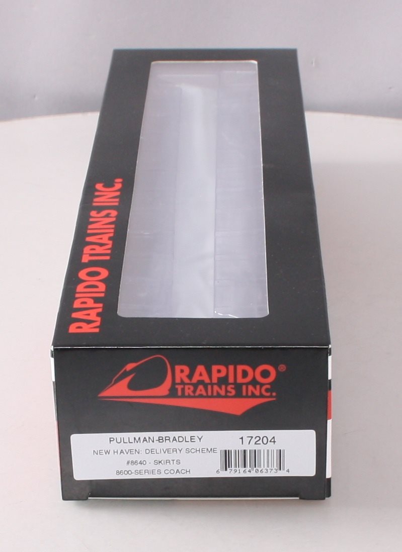 Rapido Trains 017204 HO New Haven Pullman-Bradley Delivery Coach #8640