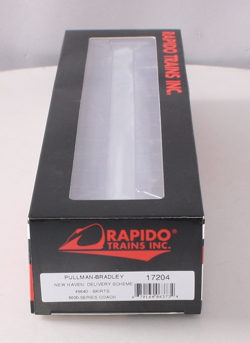 Rapido Trains 017204 HO New Haven Pullman-Bradley Delivery Coach #8640