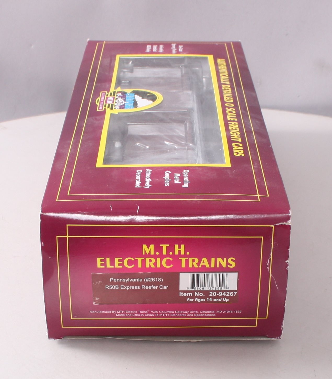 MTH 20-94267 O Pennsylvania Railroad R50B Express Reefer Car