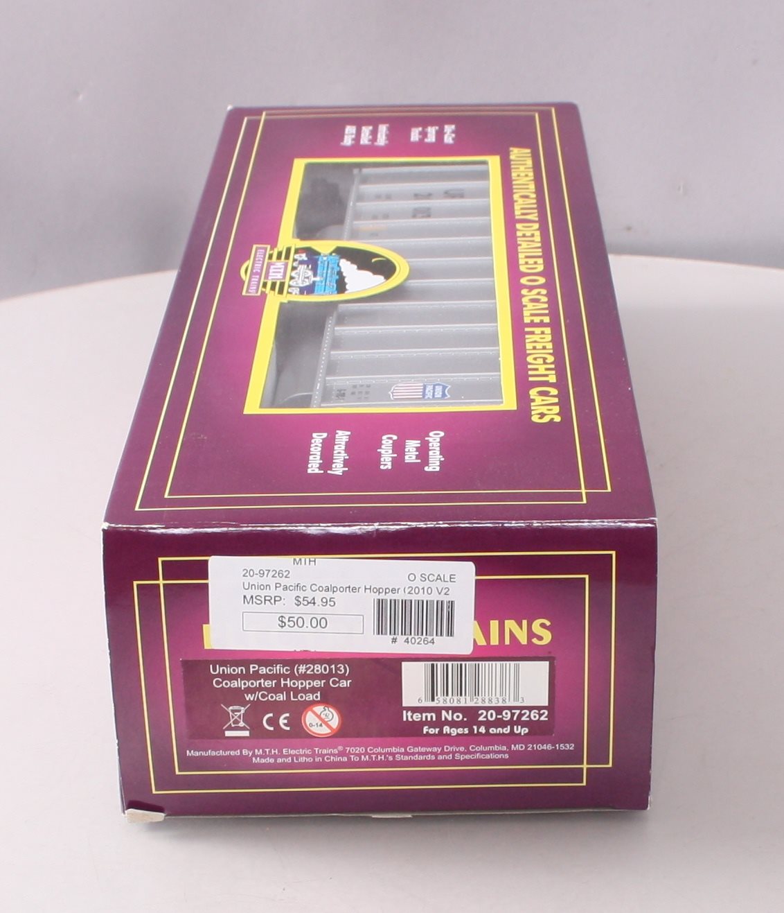 MTH 20-97262 Union Pacific Coalporter Hopper w/Load