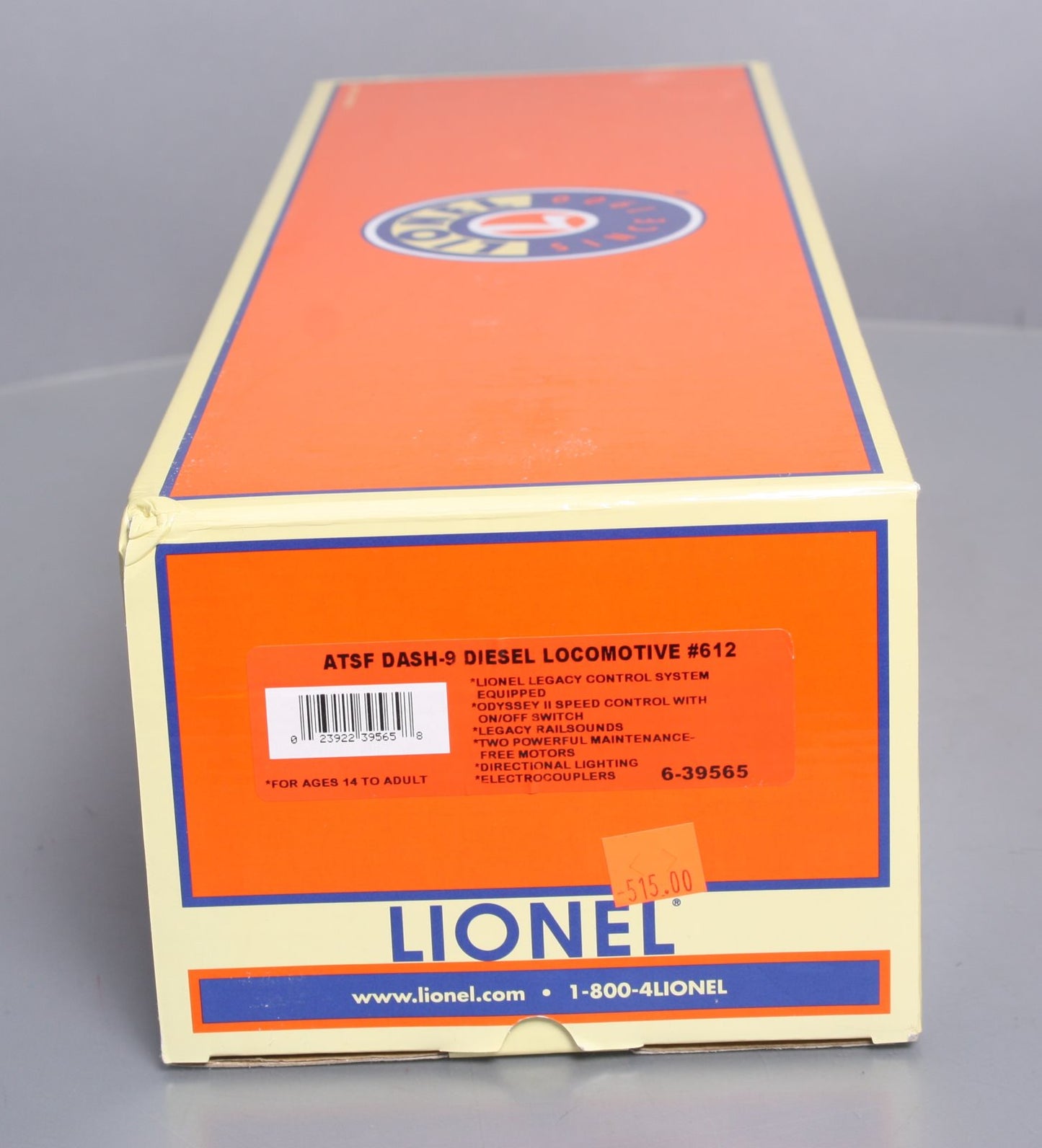 Lionel 6-39565 Santa Fe Legacy Dash 9-44CW Diesel Locomotive #612