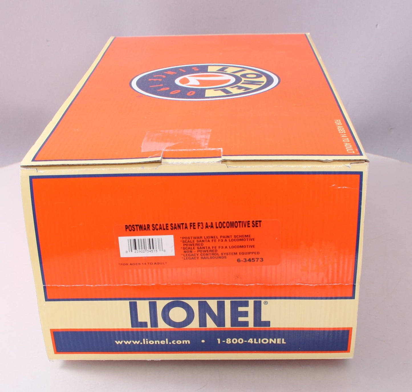 Lionel 6-34573 O Santa Fe Warbonnet F3 A-A Diesel Set