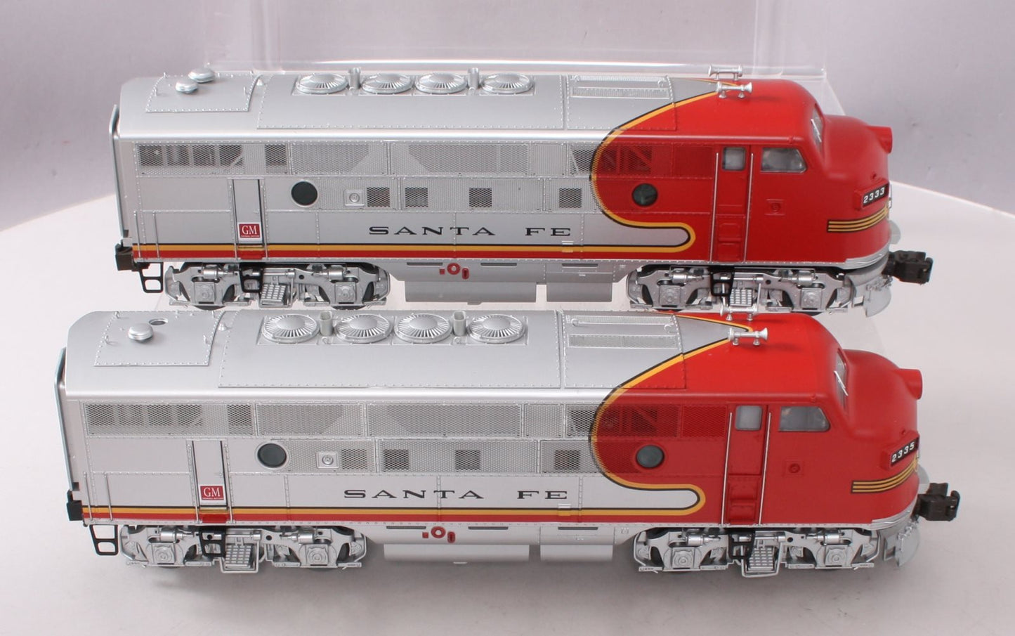Lionel 6-34573 O Santa Fe Warbonnet F3 A-A Diesel Set