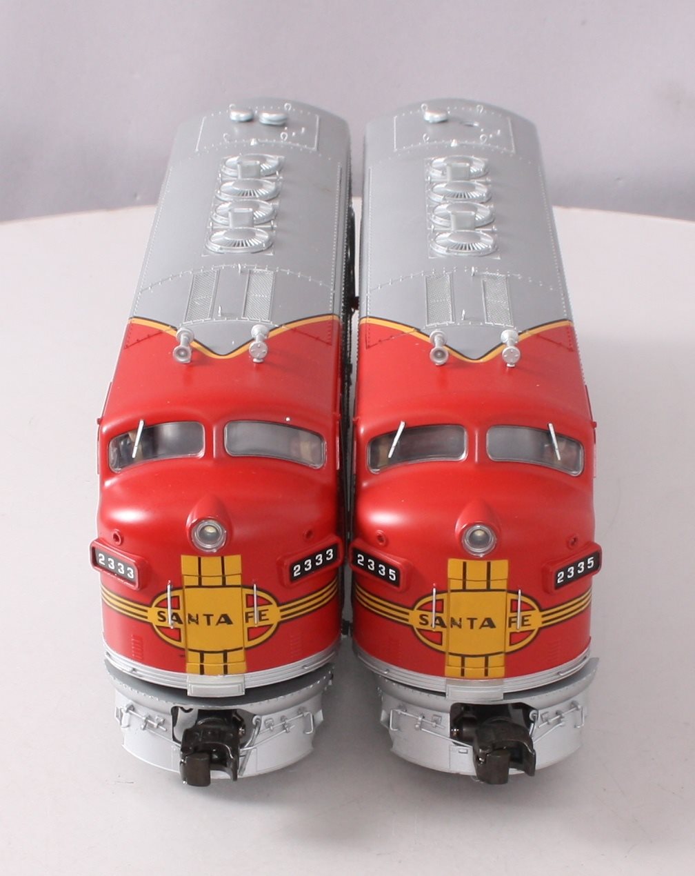Lionel 6-34573 O Santa Fe Warbonnet F3 A-A Diesel Set