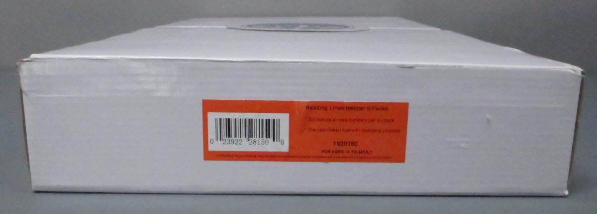 Lionel 1928150 O Reading Hopper (Pack of 6)
