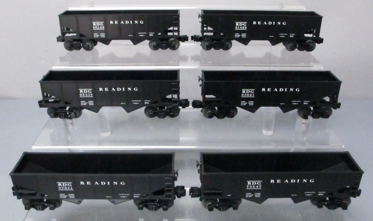 Lionel 1928150 O Reading Hopper (Pack of 6)