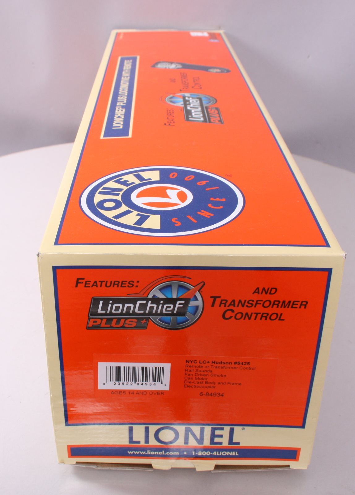 Lionel 6-84934 O New York Central LionChief+ Hudson Steam with Bluetooth #5425