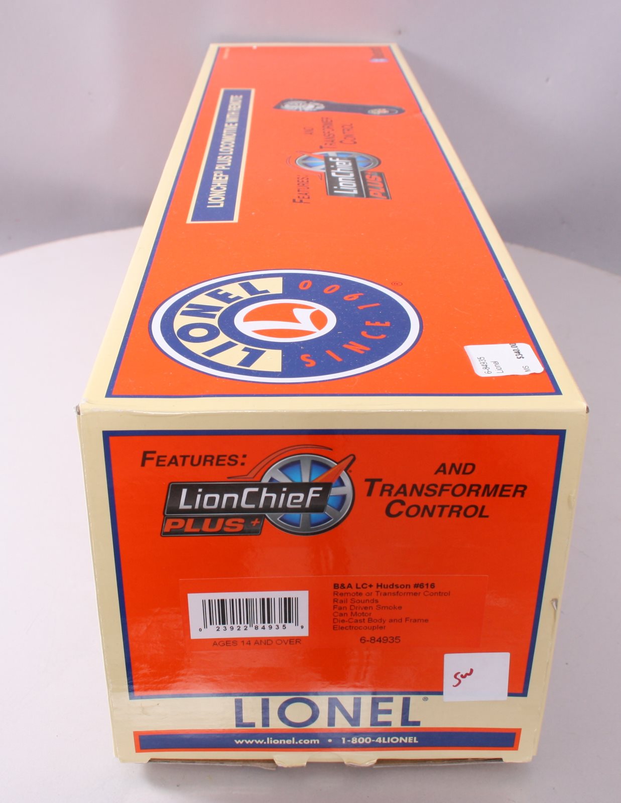 Lionel 6-84935 O Boston & Albany LionChief+ Hudson Steam with Bluetooth #616