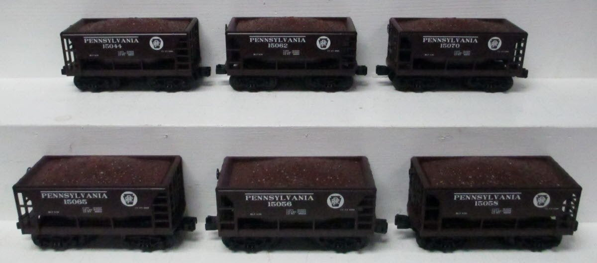 MTH 30-7038 O Pennsylvania RailKing Ore Car w/Ore Load (Set of 6)