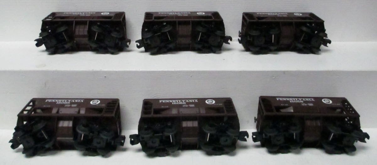 MTH 30-7038 O Pennsylvania RailKing Ore Car w/Ore Load (Set of 6)