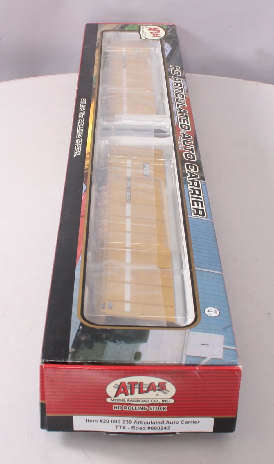 Atlas 20000239 HO Scale TTX Articulated Auto Carrier #880242