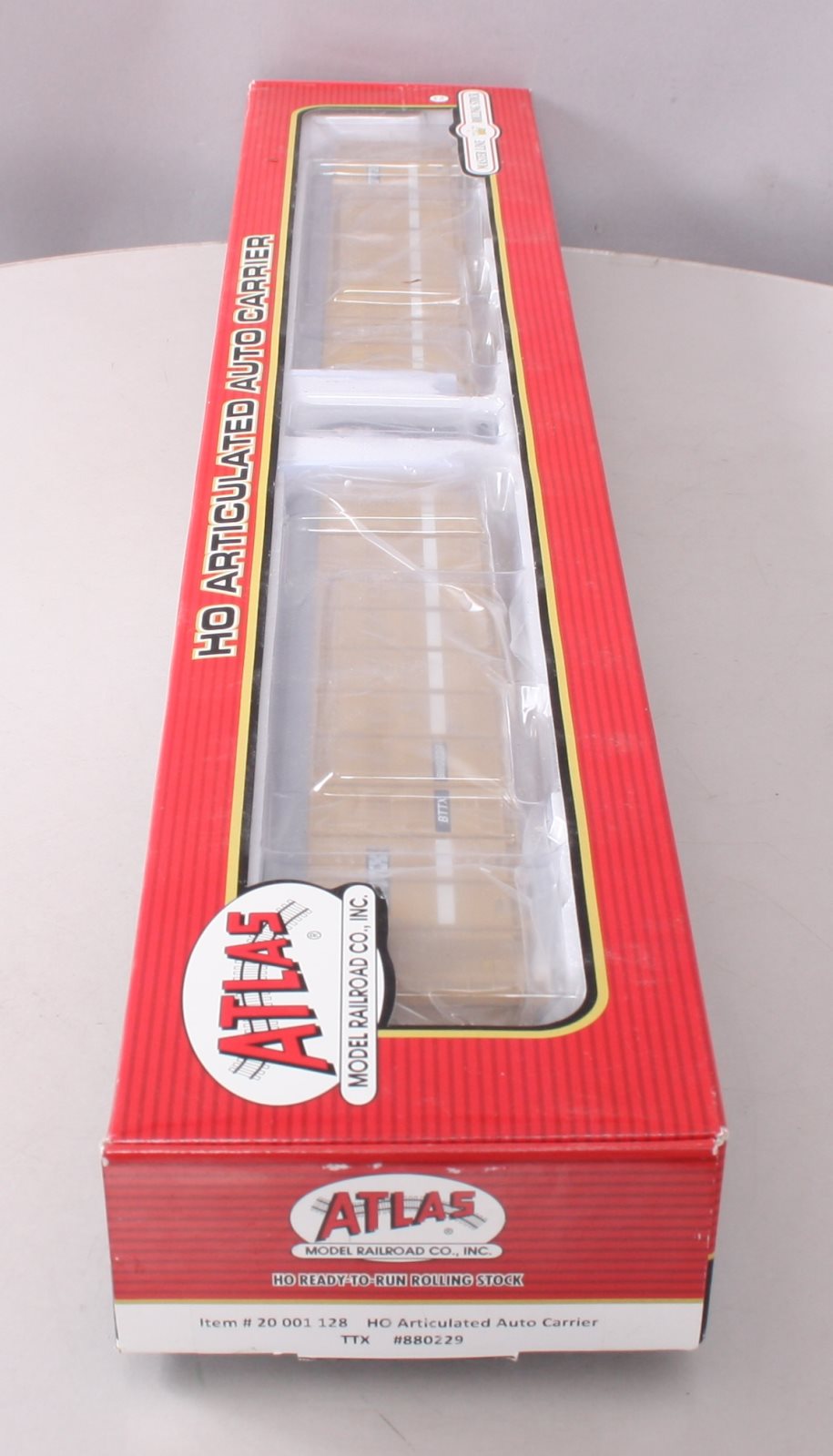 Atlas 20001128 HO Scale TTX Articulated Auto Carrier #880229